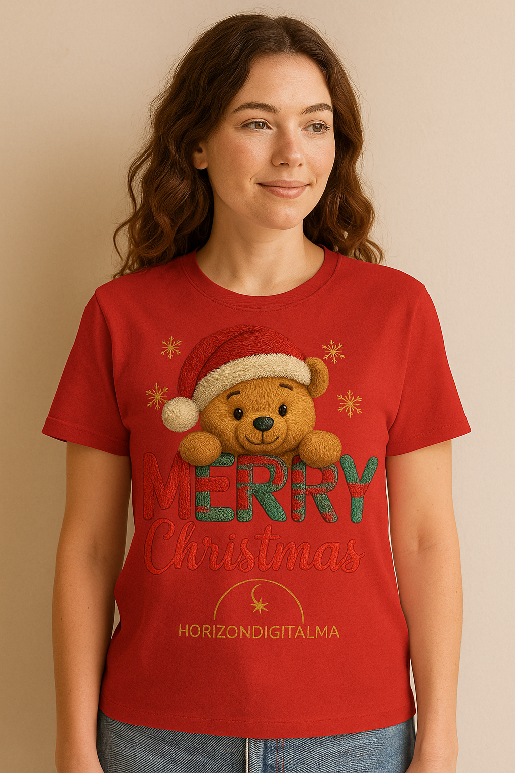 Christmas Bear Design | Merry Holiday Shirt Sublimation | 4500x5400 px 300 dpi Transparent File